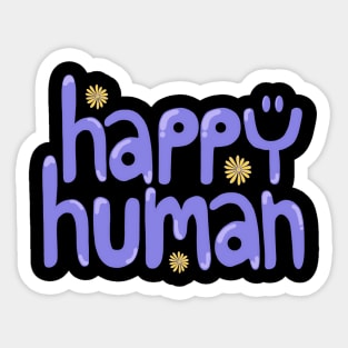 Happy Human Sticker